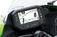 It features a 4.2-inch TFT screen, same as its elder sibling-- the ZX-10R 2026 Kawasaki Ninja ZX-6R 4.2-inch TFT dash